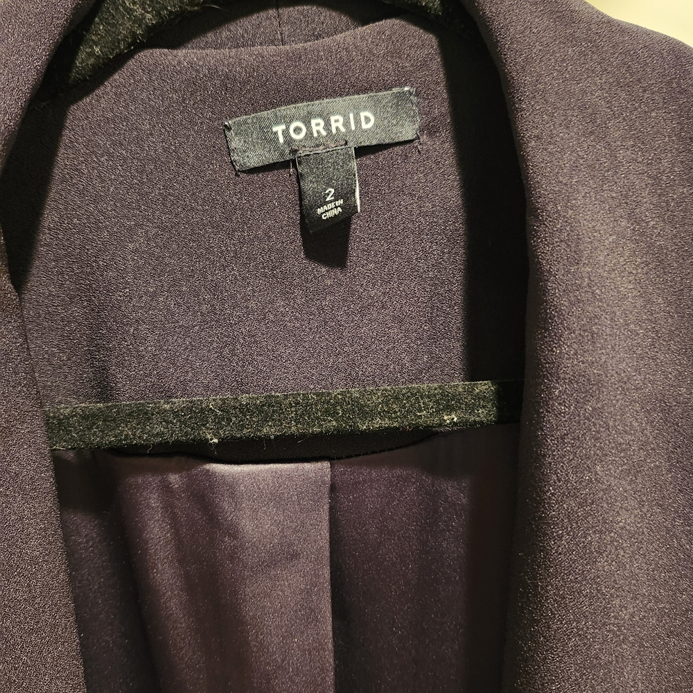 Torrid Black Blazer